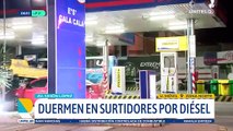 Este miércoles Cochabamba amaneció con filas en los surtidores