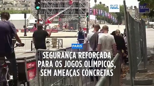 Jogos Olímpicos sem ameaças de segurança concretas, diz ministro do Interior francês