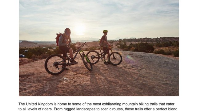 Top 5 Mountain Biking Trails in the UK | Niall O'Riordan UBS