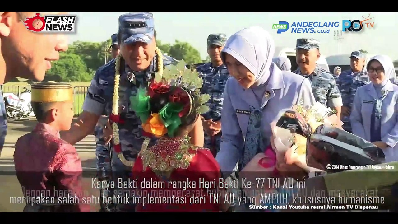 TINJAU KARYA BAKTI DI SULSEL, KASAU: TNI AU BANTU RINGANKAN KEBUTUHAN BANGSA INDONESIA