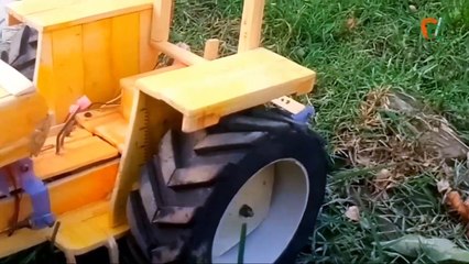 HOW TO MAKE MINI TRACTOR AT HOME | DIY MINI TRACTOR | MAKING TRACTOR