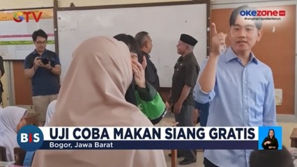 Gibran Rakabuming Tinjau Uji Coba Program Makan Gratis di Bogor