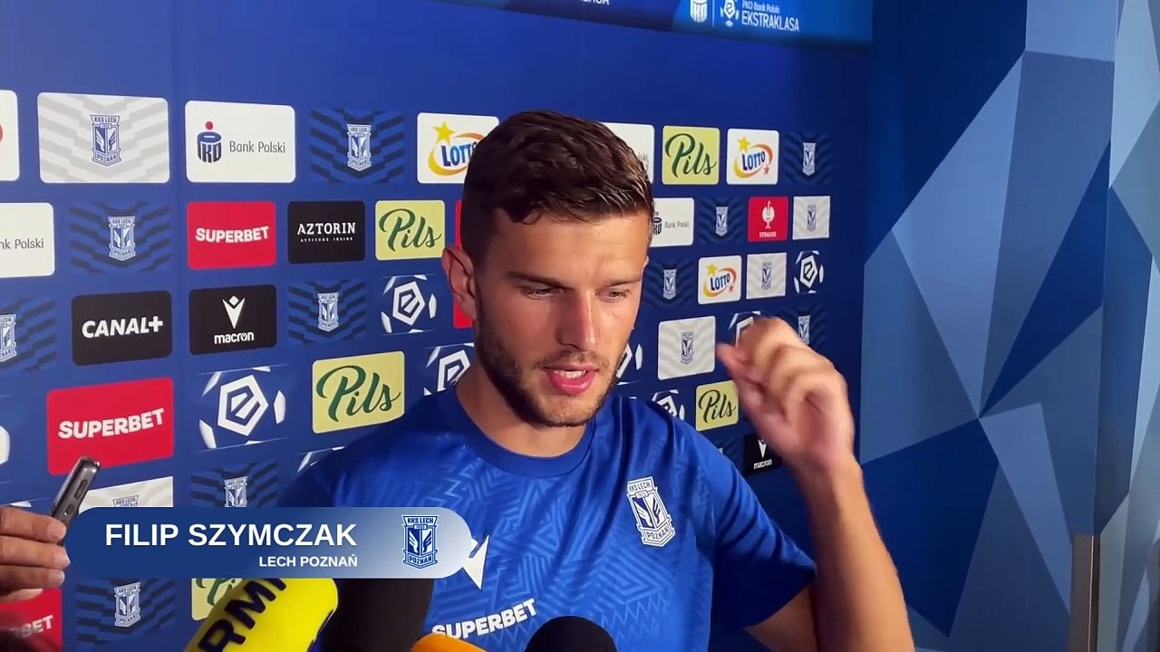 Filip Szymczak przed meczem z Widzewem