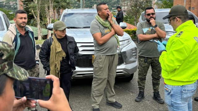 Lamentable lo que está pasando en Colombia con la paz total : gobernador de Antioquia por disidentes de las Farc en vehículos de la UNP