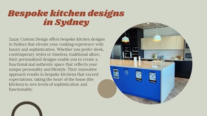 Bespoke kitchens in Sydney to enhance your culinary space