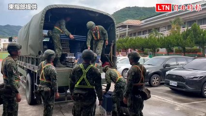 漢光演習官兵全力支援台東防災，保障人民生命安全🚒