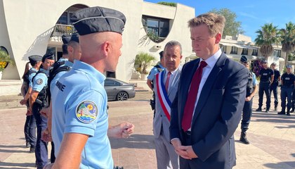 François-Xavier Lauch présente le dispositif estival de protection de la population 2024