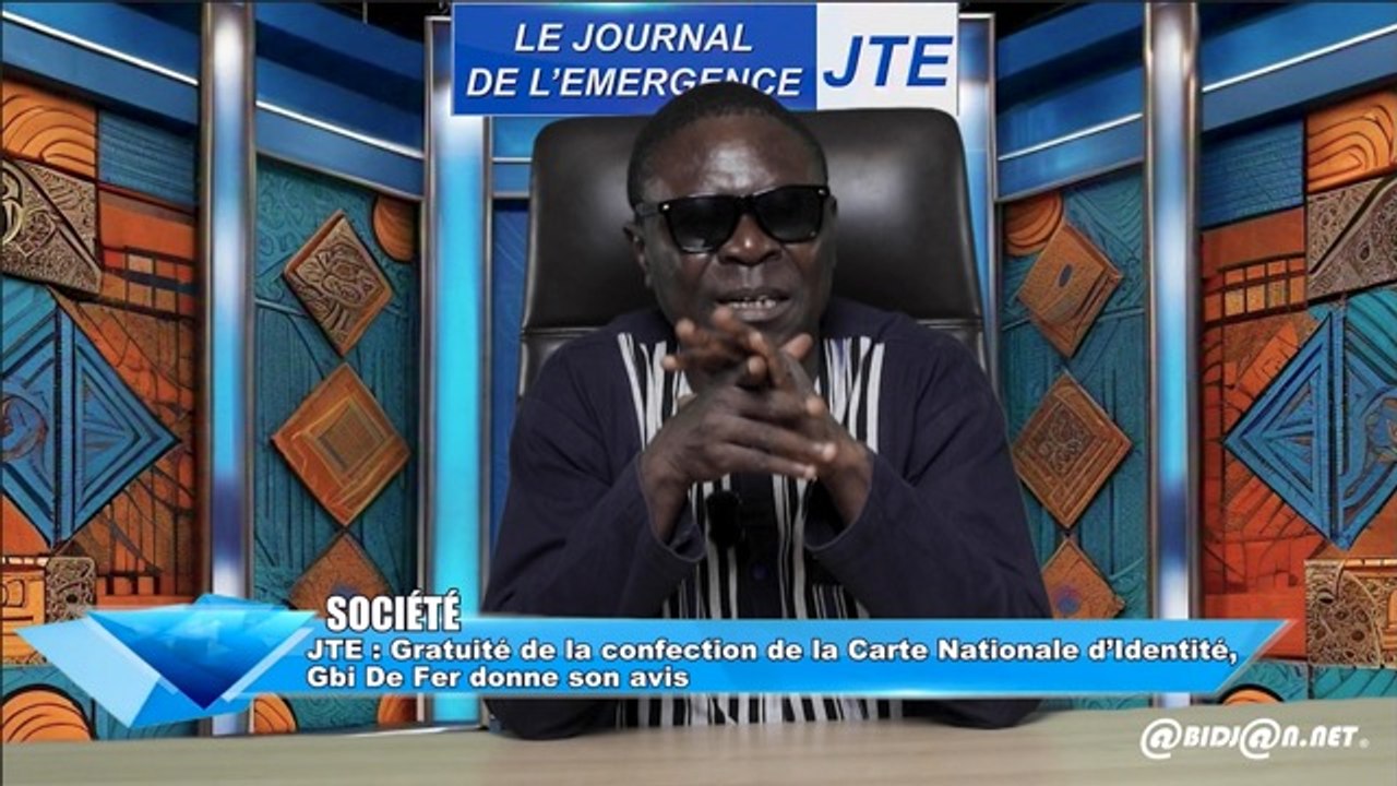 JTE GBI DE FER : Gratuité de la confection de la CNI, Gbi De Fer donne son avis