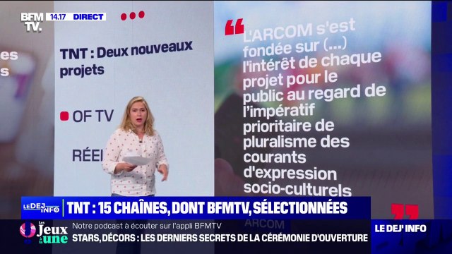 LES ÉCLAIREURS - TNT: les projets présélectionnés par l'Arcom