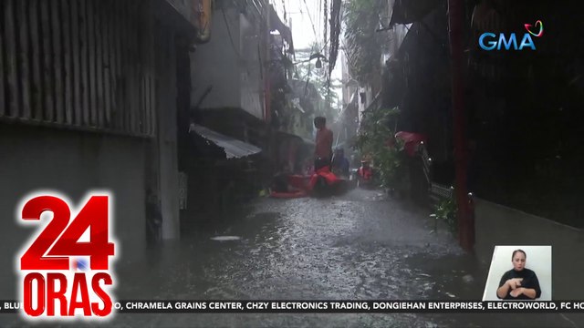 Mga binaha, inikutan ng rescue team; senior citizen at ilang bata, nasagip | 24 Oras