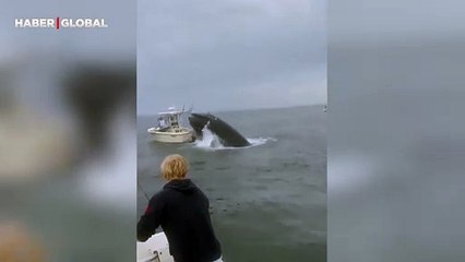 Denizin ortasında felaket anları anbean kaydedildi