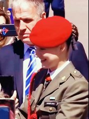 Beauty warrior Princess Leonor so smart and beautiful