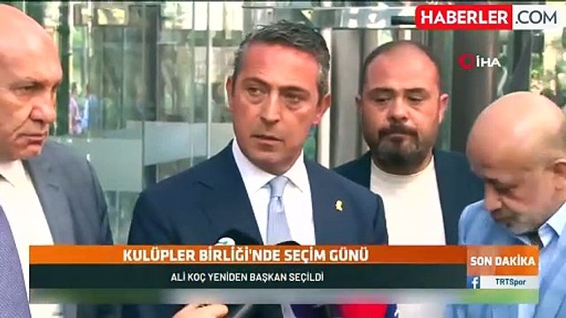 Ali Koç, yeniden Kulüpler Birliği Vakfı Başkanı seçildi