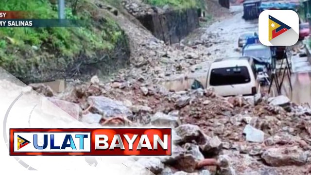 Ilang kalsada sa Cordillera Region, isinara dahil sa pagguho ng lupa