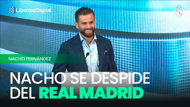 Nacho se despide del Real Madrid sin poder contener las lágrimas