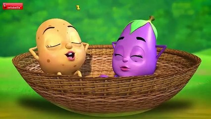 Aloo Kachaloo Beta Kahan Gaye The _ Hindi Rhymes for Children _ Infobells(360P)