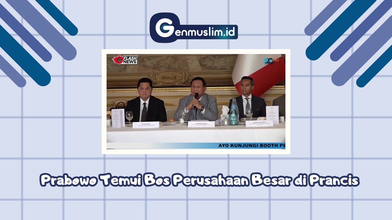 Prabowo Subianto Temui Bos Perusahaan Besar di Prancis Perkuat Kerjasama Ekonomi