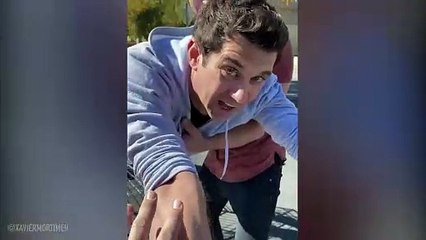 He FLOATS through the STORE...Employees Freak Out(1080P_HD)