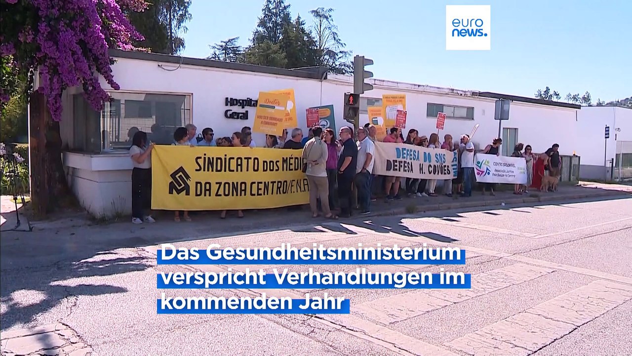 Portugiesische Ärzte streiken für bessere Arbeitsbedingungen und Bezahlung