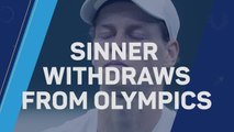 Sinner out of Paris Olympics