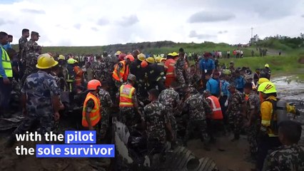 Plane crashes in Nepal with 18 dead, pilot sole survivor