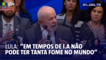 Lula improvisa discurso em evento do G20