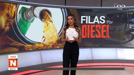 MICROS EN FILA EN LOS SURTIDORES