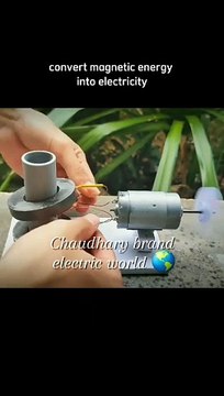 Amazing idea of free electric energy made ate home our hand made