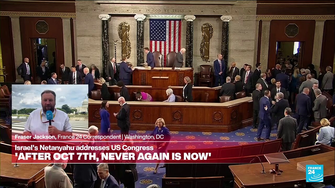 PM Netanyahu to US Congress: Israel-Hamas war a clash between 'barbarism and civilisation'