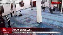 Sakarya'da kendine bıçakla zarar vermeye çalışan şahsa imam engel oldu