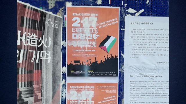 '팔레스타인 지지' 벽보 훼손한 이스라엘 국적 서울대 교수 약식기소 / YTN