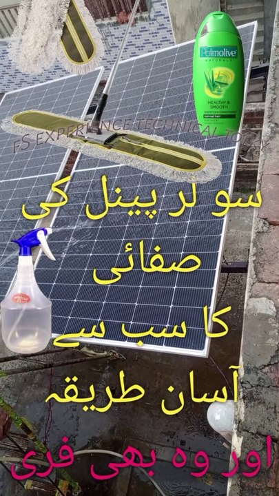 Solar panels cleaning tips