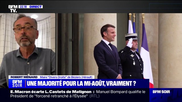 Robert Ménard (maire divers droite de Béziers): Avoir un gouvernement avec des gens de la France insoumise, c'est insupportable comme idée