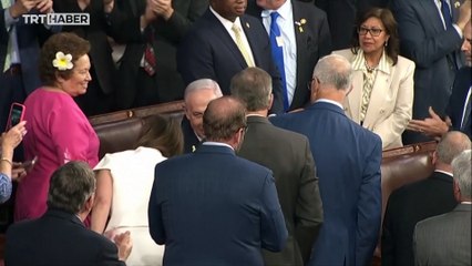 Katil ve ortakları: Netanyahu ABD Kongresinde alkışlandı