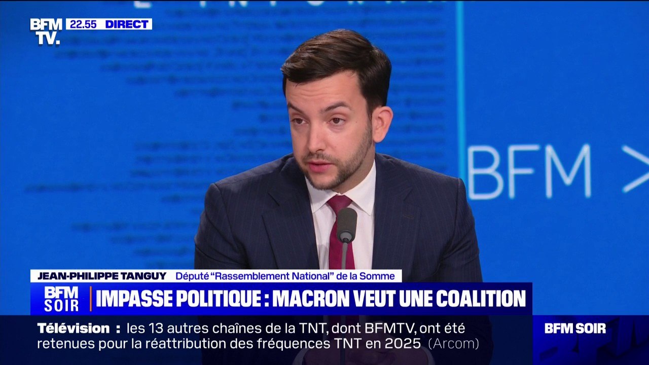 Jean-Philippe Tanguy (RN): "Le président a choisi de confondre l'organisation des Jeux olympiques avec l'organisation de la République"f