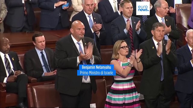 Netanyahu al Congresso Usa: Guerra a Hamas fino alla vittoria totale