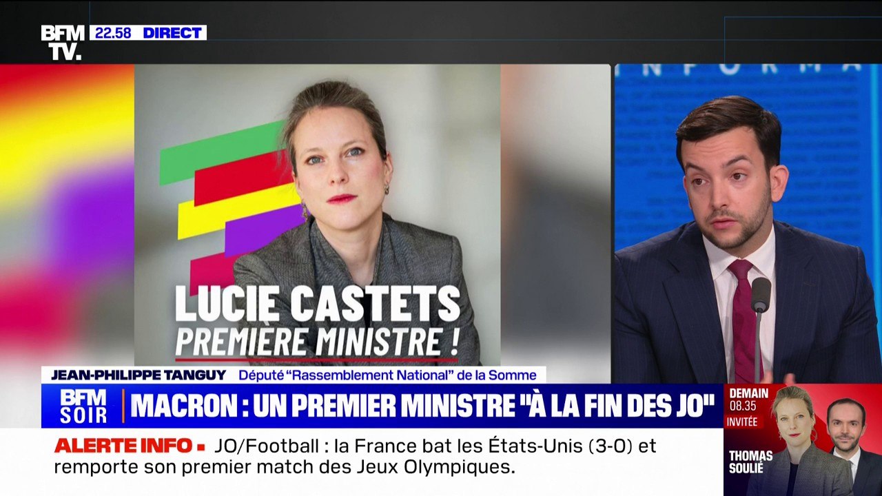 Jean-Philippe Tanguy (RN): "S'il y a dans ce gouvernement des ministres insoumis ou assimilés, il y aura une censure"