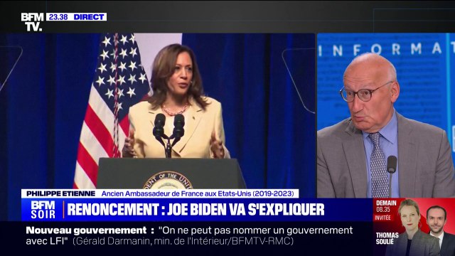 Présidentielle américaine: On a un effet Kamala Harris sur les sondages , explique Philippe Étienne (ancien ambassadeur de France aux États-Unis)