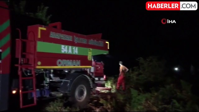 Ormanlık alanda çıkan yangın ekipleri seferber etti