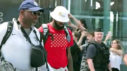 Las estrellas de la NBA ya están en Francia para los Juegos