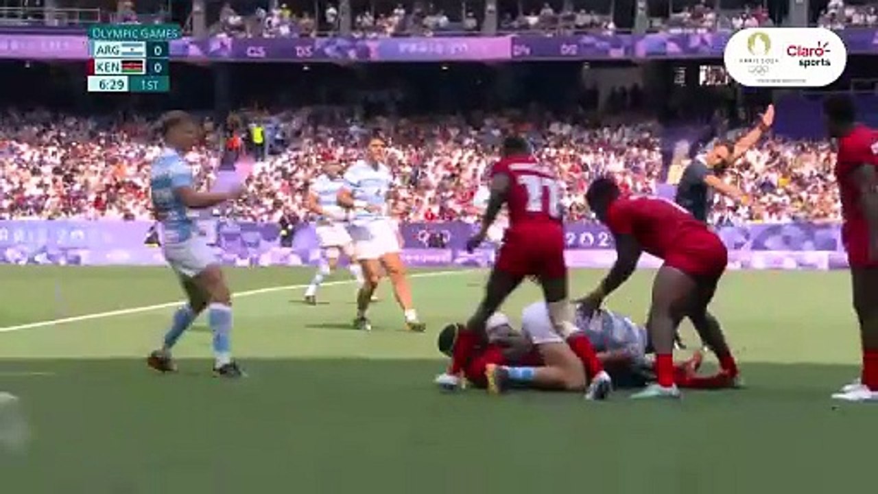 Argentina [31-12] Kenia; Rugby 7 ¦ Fase de grupos varonil #Paris2024