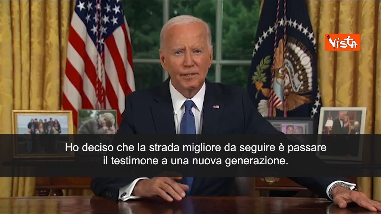 Biden: "Ho passato testimone a nuova generazione per unire Paese"