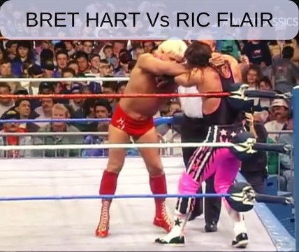 Ric Flair Vs Bret Hart
