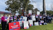 Southern NSW nurses and midwives rally Moruya July 24, 2024