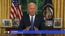 Biden dice que renunció para defender 