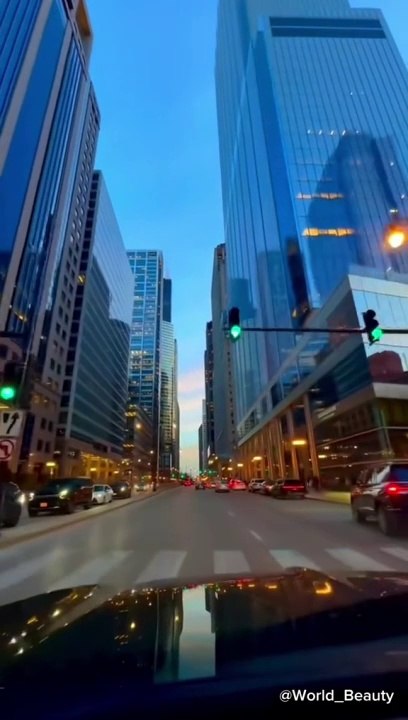 Chicago, USA . night  view