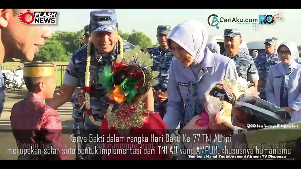 Tinjau Langsung Karya Bakti di Sulawesi Selatan, Kasau: TNI AU Bantu Ringankan Kebutuhan Bangsa Indonesia