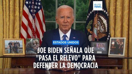 Joe Biden pasa el 'relevo político' para defender la democracia