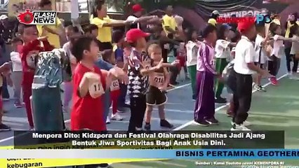 Menpora Dito Hadiri Kidzpora Festival dan Festival Olahraga Disabilitas