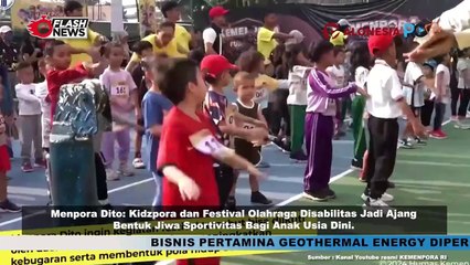 Menpora Dito Hadiri Kidzpora Festival dan Festival Olahraga Disabilitas